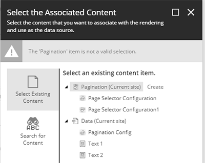 Pagination Configuration