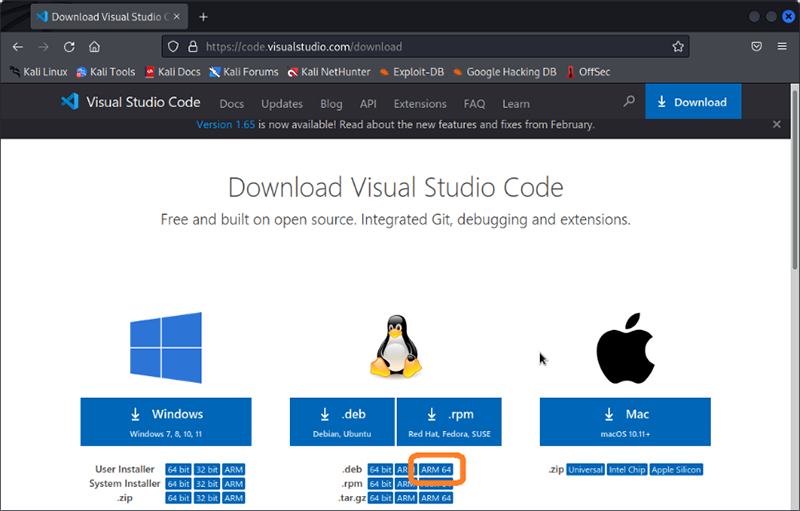 Visual Studio Codeインストール