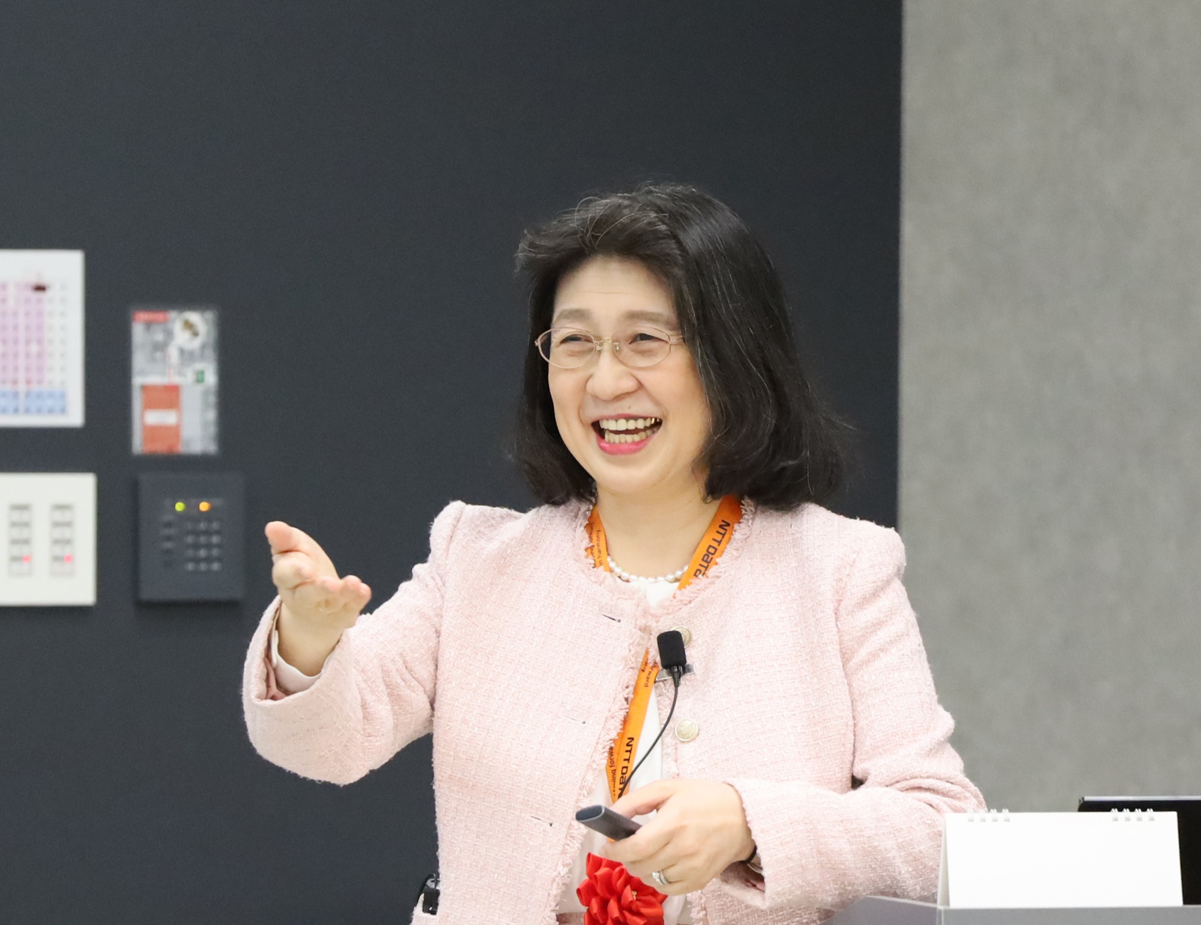 講師：NTTテクノクロス株式会社 代表取締役社長 岡 敦子様